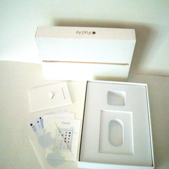 2/$10* iPad Air EMPTY BOX White Box for Gold iPad Air EMPTY (NO iPad Included) - Picture 7 of 10